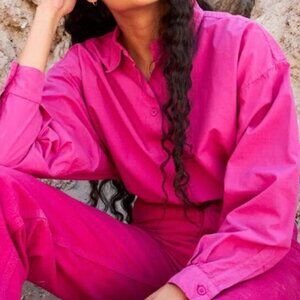 Jesse Kamm Alberta Shirt in Dragonfruit XS/S